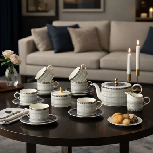 Berry Noir 15pcs Tea Set