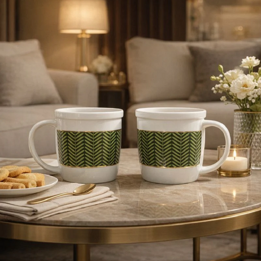 Forest Mosaic 2 pcs mug set