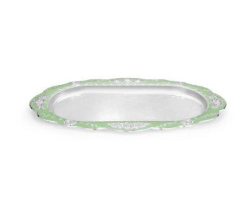 Peacock Oval Tray