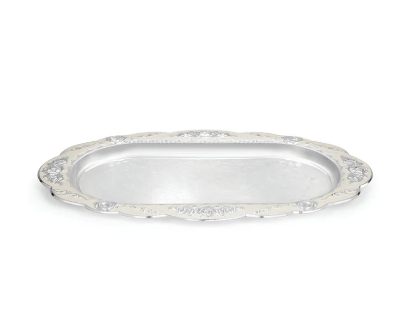 Peacock Oval Tray