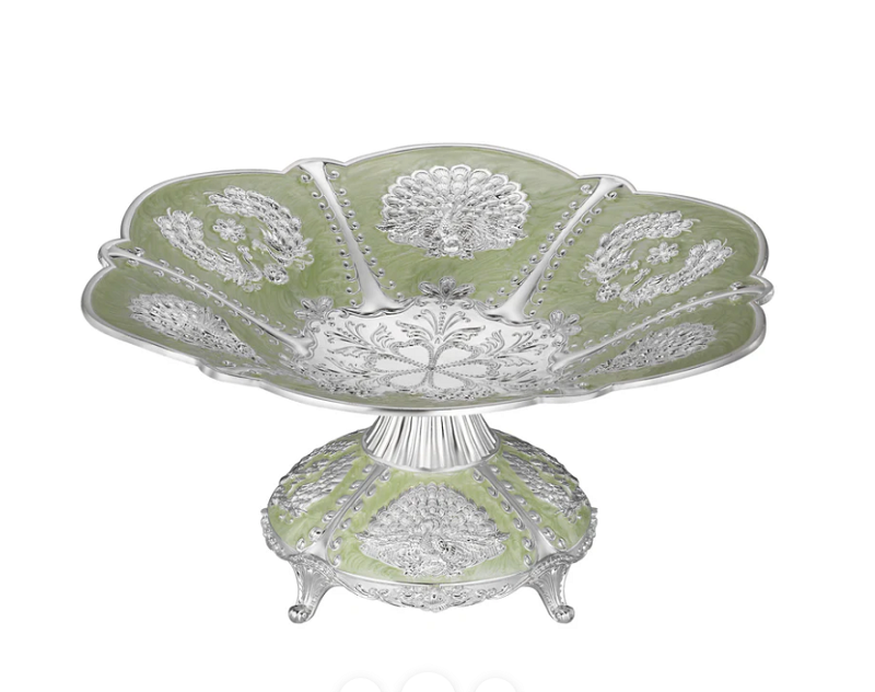 Peacock Galvanic Platter