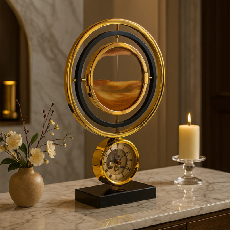 EternaFlow Timepiece with Clock