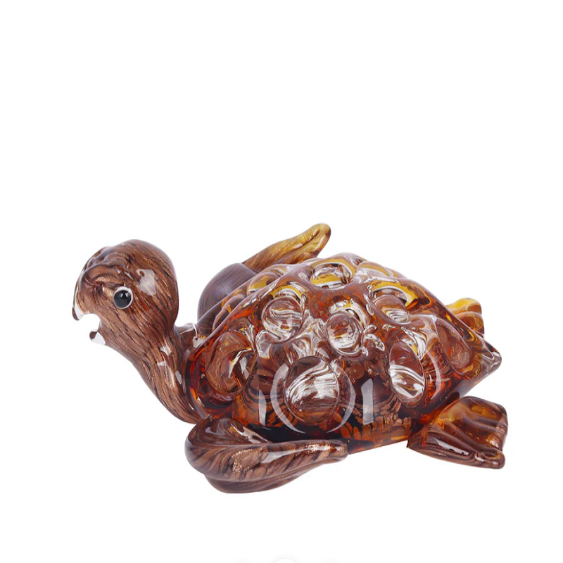 Crystal Bubble Turtle Brown