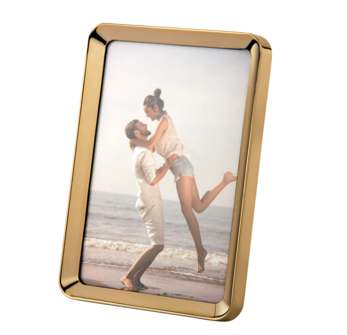 Curvy Edge photoframe gold Small