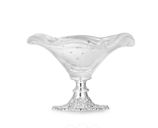 Curvy Glass Platter clear