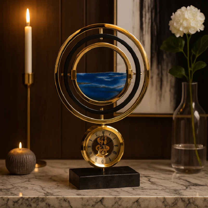 EternaFlow Timepiece with Clock