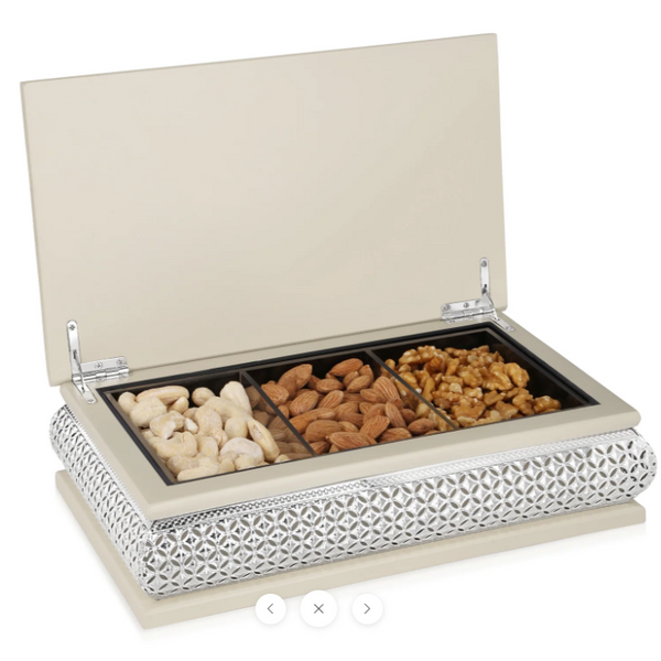 Rectangle Peacock Dry Fruit Box