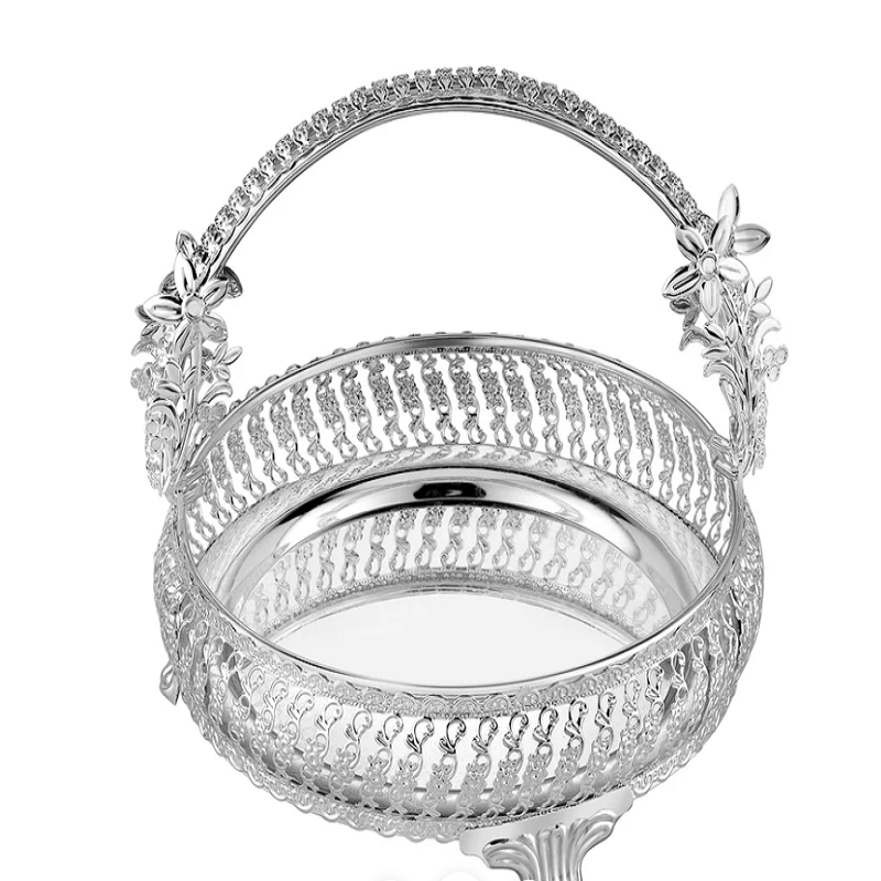 Basket with silver Handle