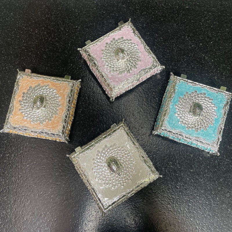 Enamel Mewa Mishri Square Box