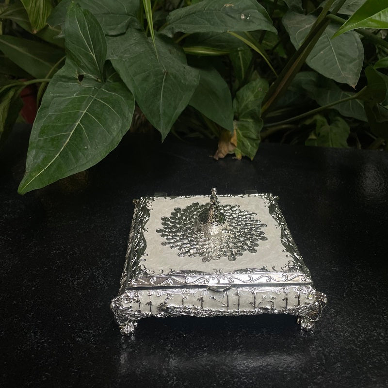 Enamel Mewa Mishri Square Box