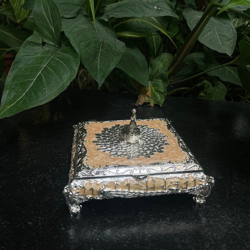 Enamel Mewa Mishri Square Box
