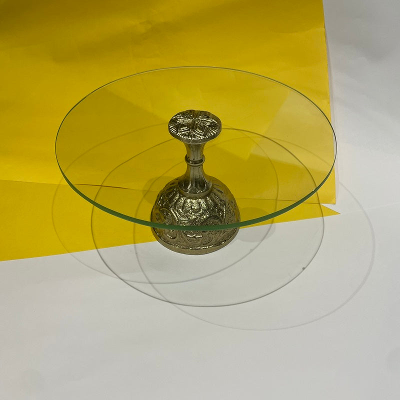 Glass Cake Stand with Base