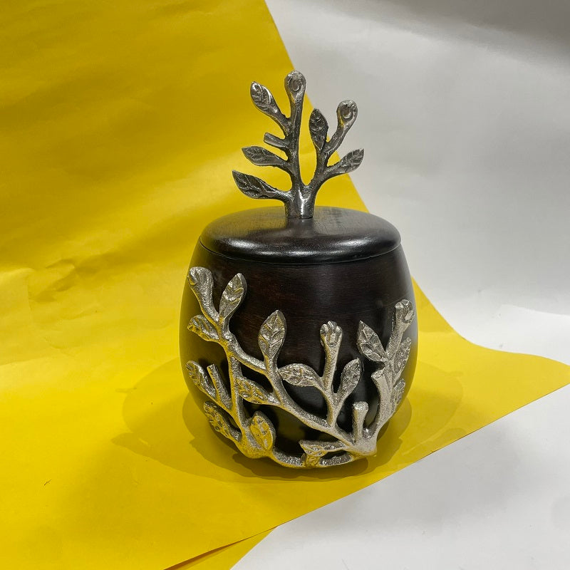 Wooden Barni Oxidised Design