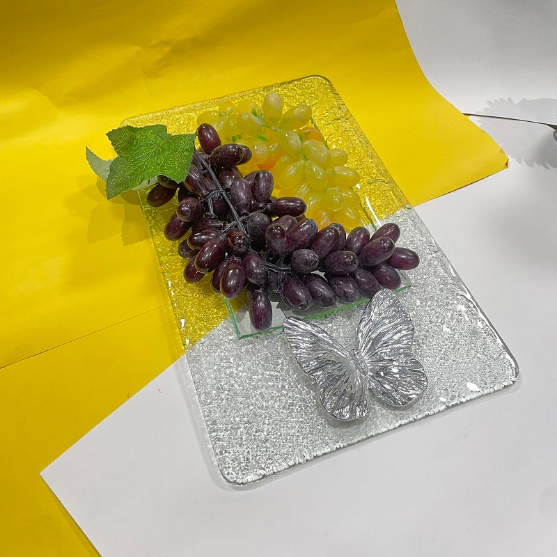 Butterfly rectangle clear texture