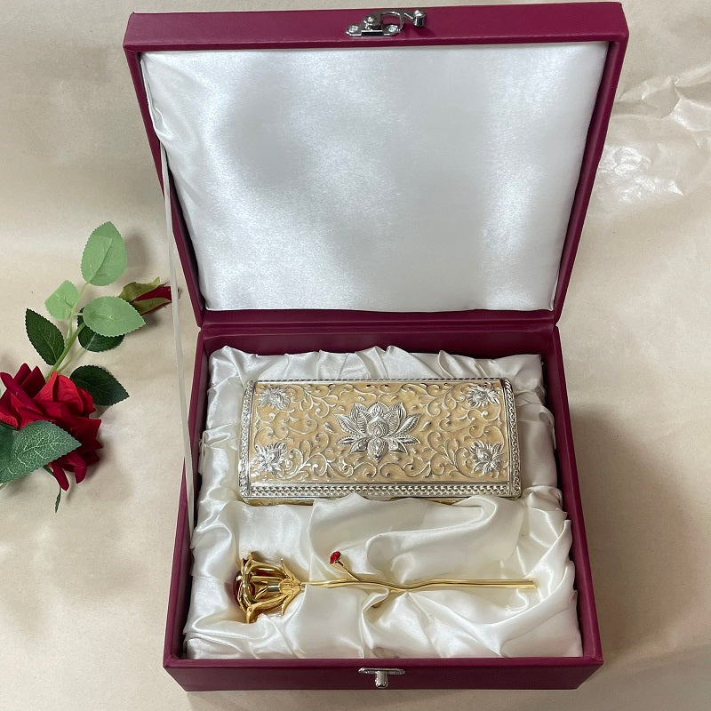 Lotus Jewellery box with flower