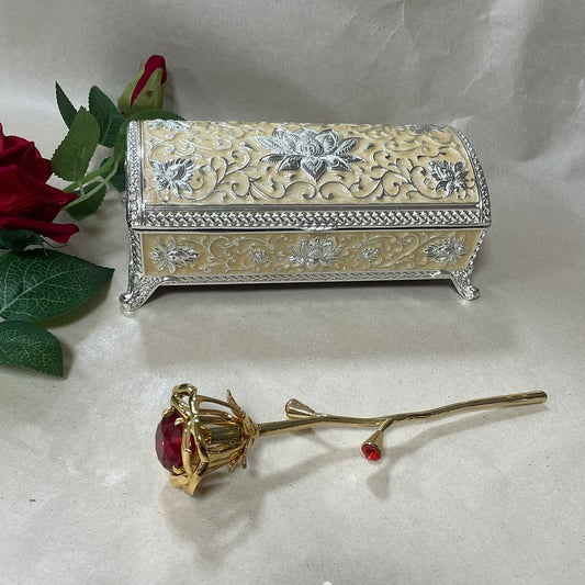 Lotus Jewellery box with flower