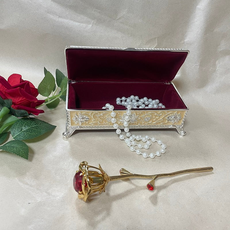 Lotus Jewellery box with flower