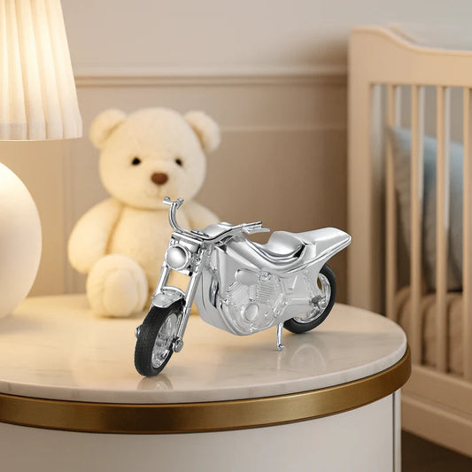 Bike Money Bank - Silver