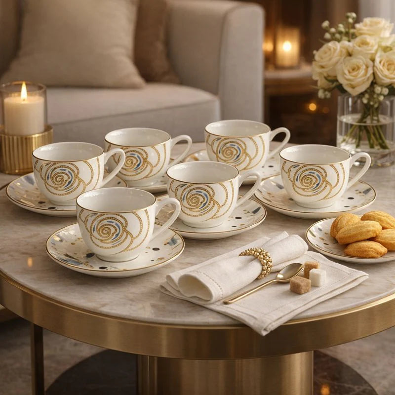 Celestial Swirl 12 Pc Tea Set