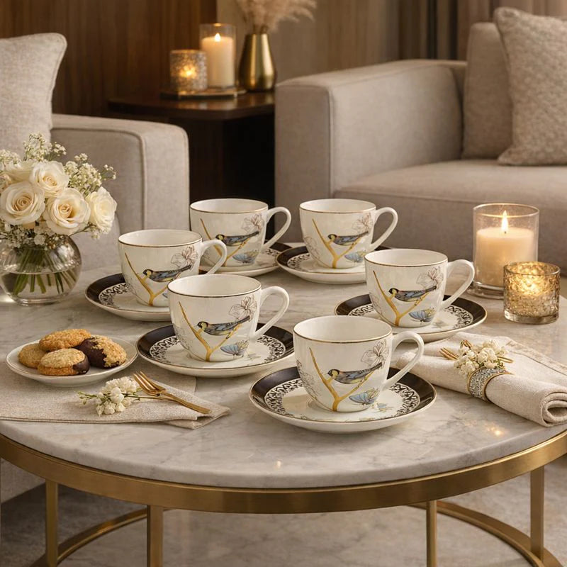 Nature Symphony 12 Pc Tea Set