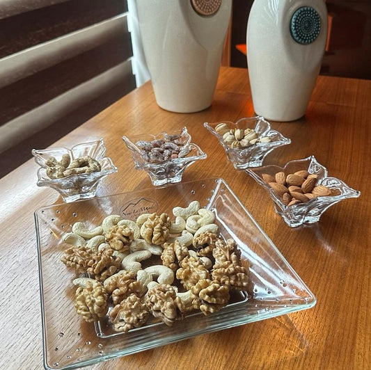 Set of 4 Serving Swarovski