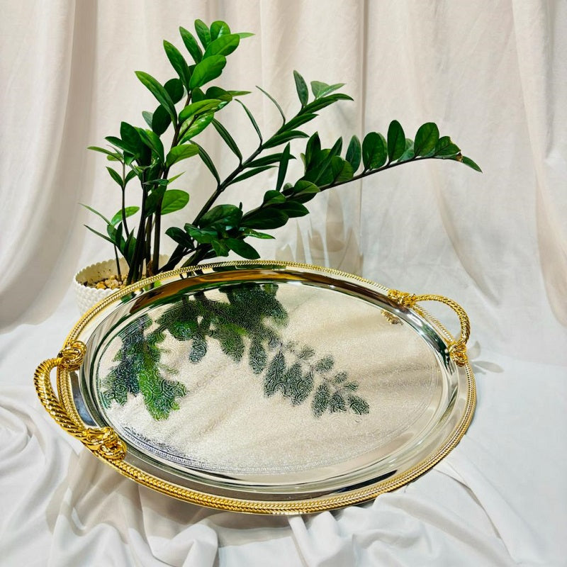 Oval Tray Large With Elephant Head Sugar pot