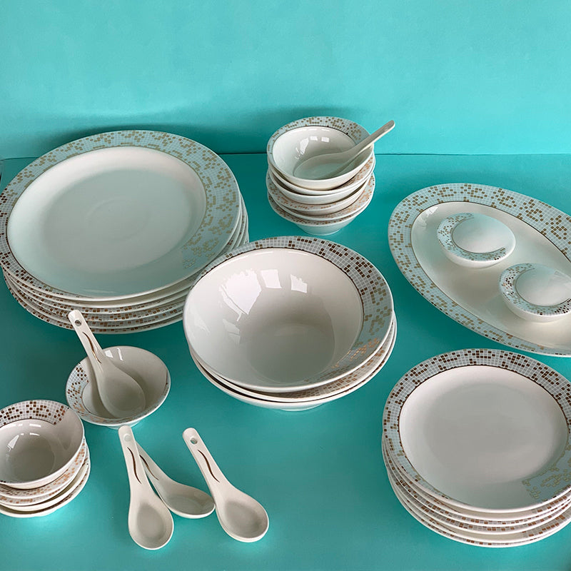 Dinner Set - Silver
