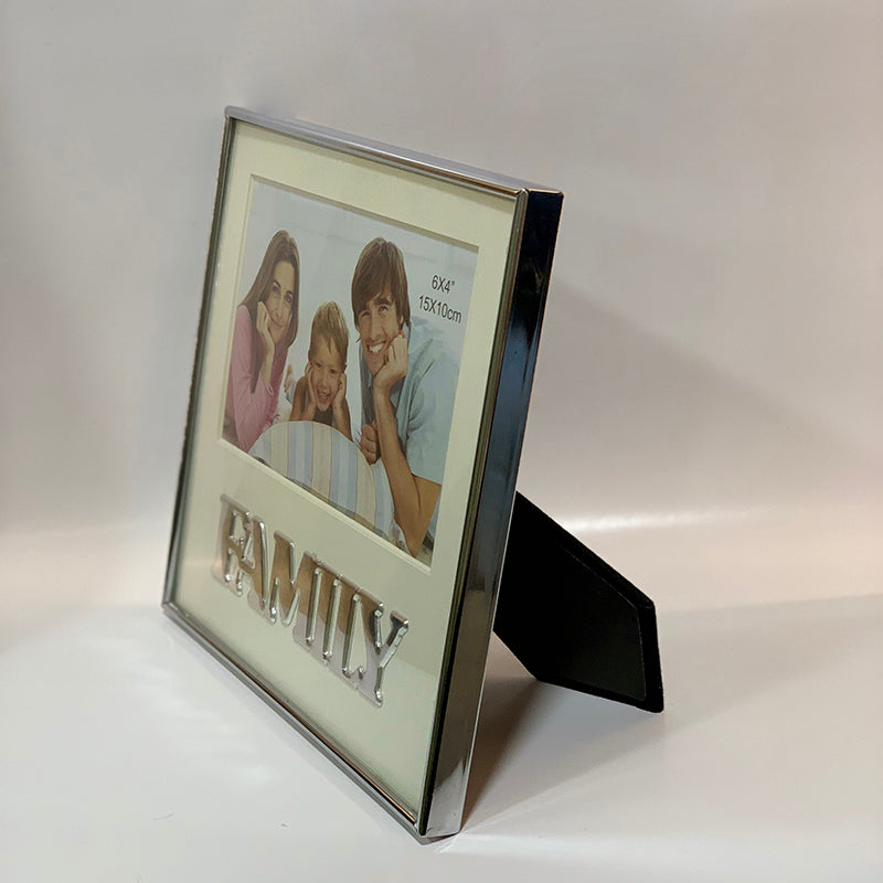 Family Photo Frame Silver