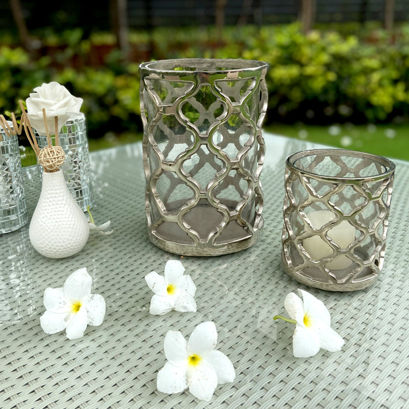 Huricane Glass Candle Stand