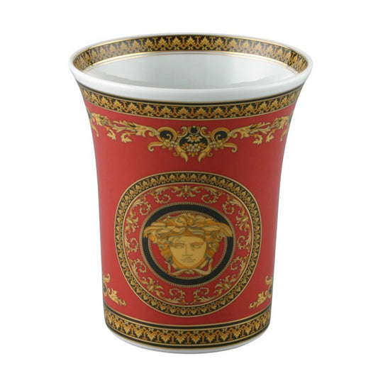 Vase, Porcelain, 7 inch | Medusa Red