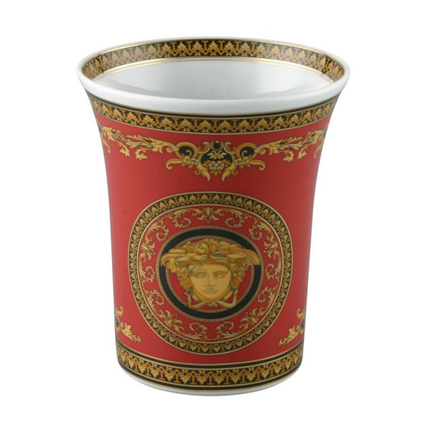 Vase, Porcelain, 7 inch | Medusa Red