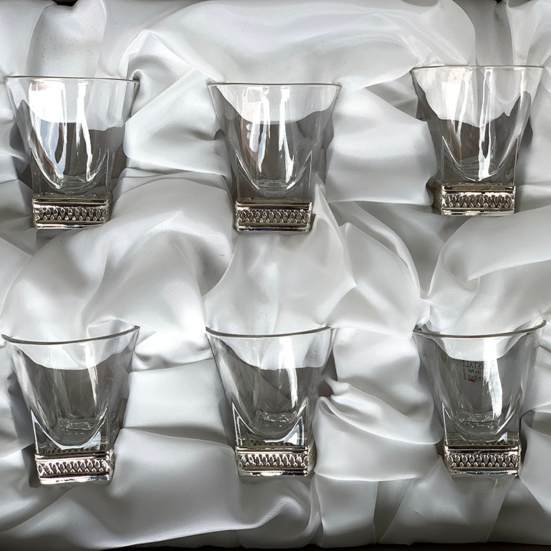 Silver Shots Glasses
