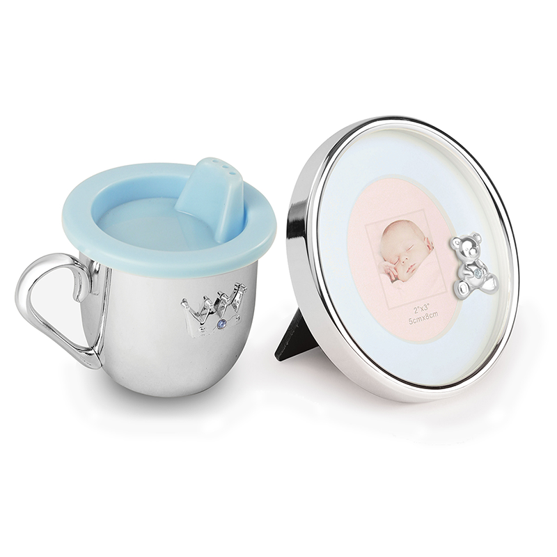 Baby Cup And Photo Frame Set
