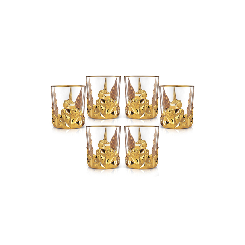 Gold Whiskey - Set Of 6