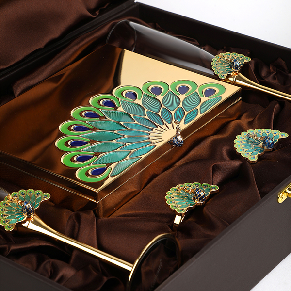 Peacock Serving Set