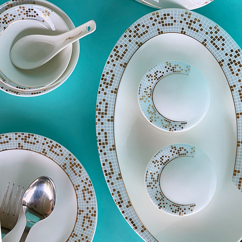 Dinner Set - Silver