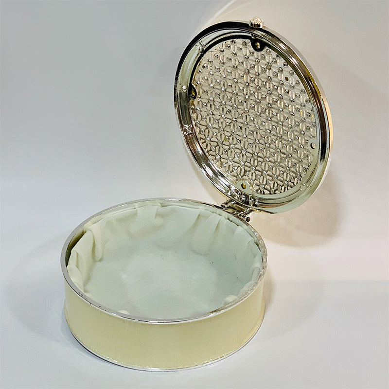 Round Crystals Trinket Box