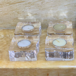 Acrylic Candle Stand set of 4