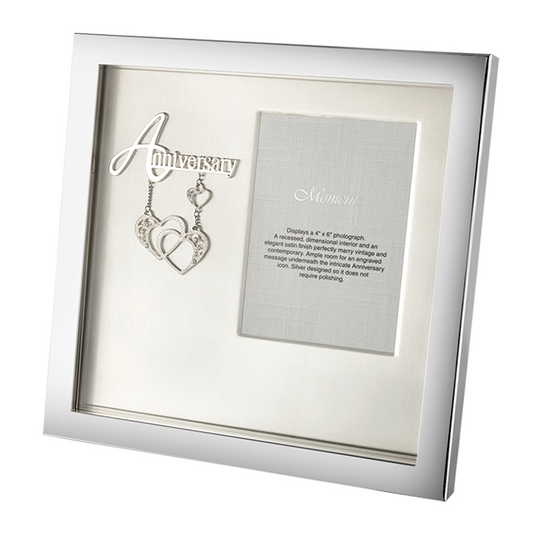 Anniversary Photo Frame Silver