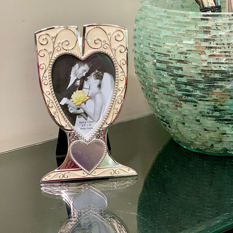 Champagne Glass Photo Frame