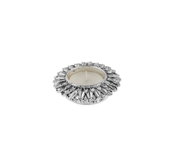 Lakshmi ganesh ji + flower tealight- Colored
