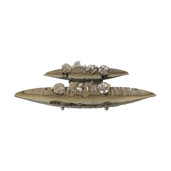 Steel Boat Shape Platter