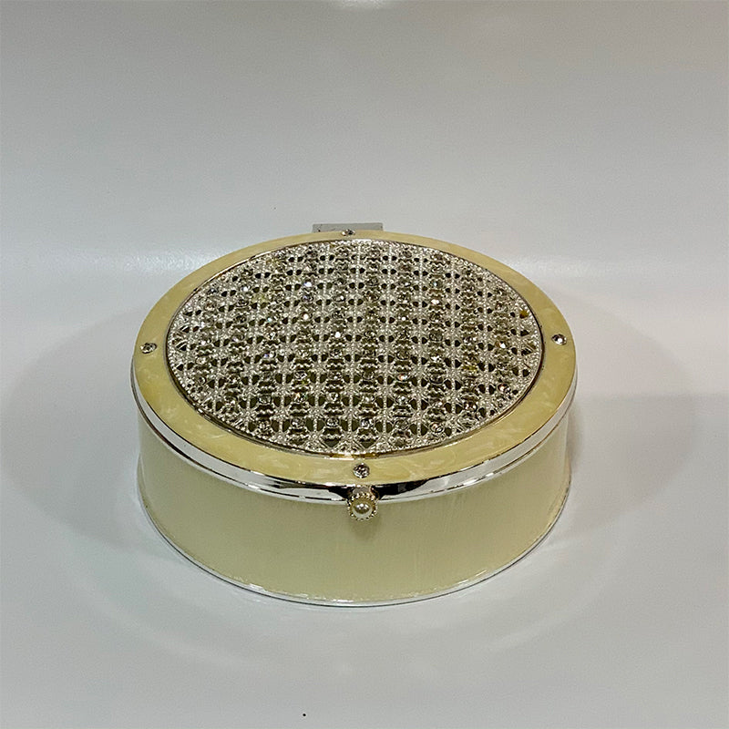 Round Crystals Trinket Box