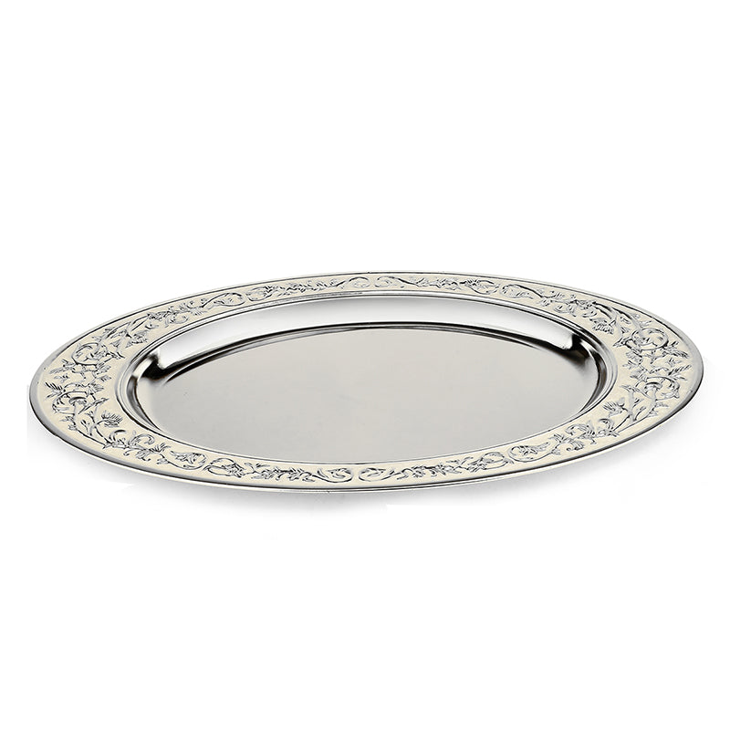 Oval MOP Tray with 2 Sugar Pots