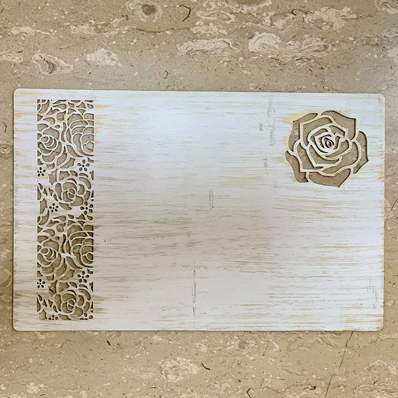 Single Rose Mat SET OF 6