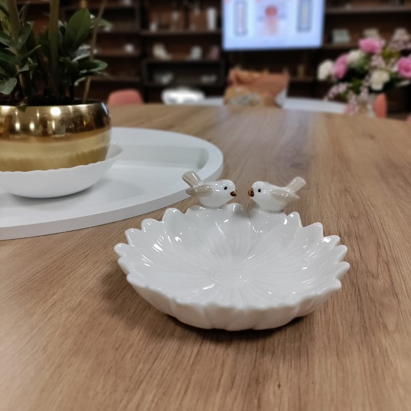 Star Plate with Bird