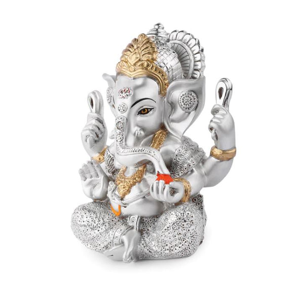 Doted Ganesha - Silver