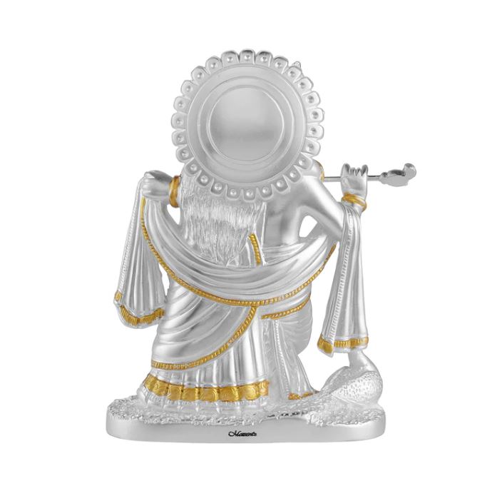 Radha Krishna Small - Silver
