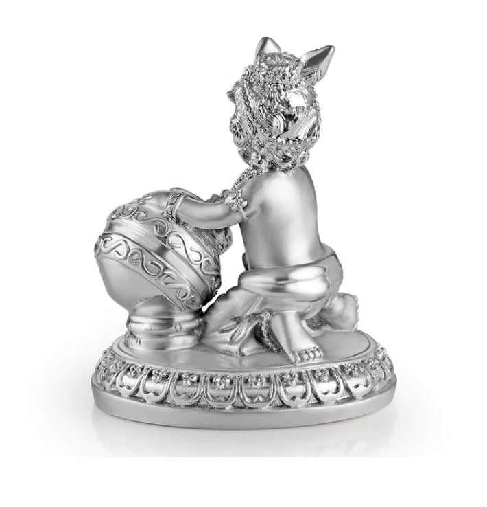 Bal Gopal with makhan- Silver