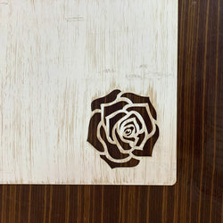 Single Rose Mat SET OF 6